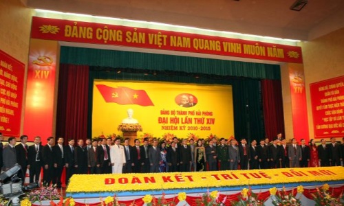 Đại hội đại biểu lần thứ XIV Đảng bộ Tp. Hải Phòng nhiệm kỳ 2010-2015